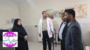 بازدید میدانی فرماندار باشت از ارائه خدمات  خانه بهداشت چهارراه گشین