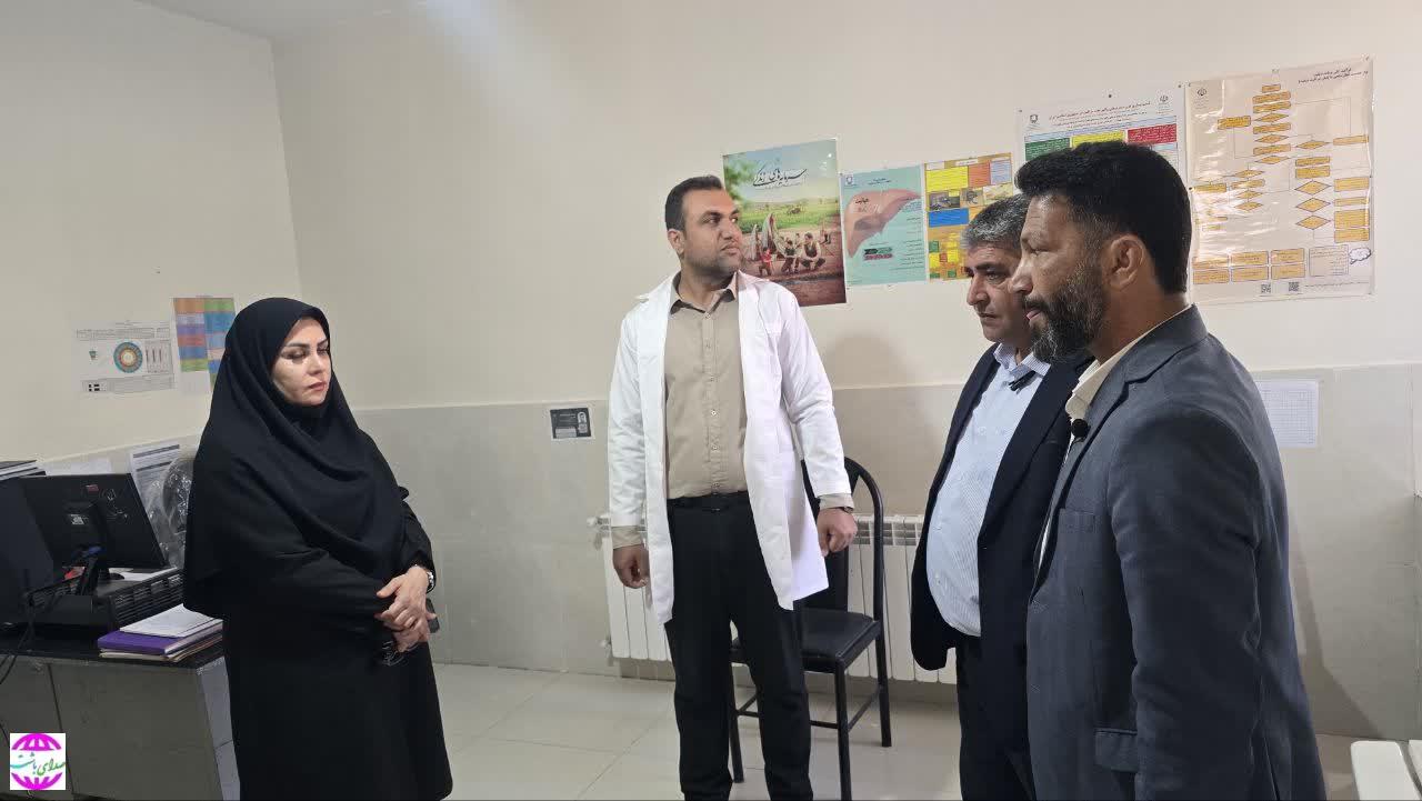 بازدید میدانی فرماندار باشت از ارائه خدمات  خانه بهداشت چهارراه گشین