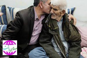 دیدار پس از ۸۰ سال دوری؛ مردی ۹۱ ساله زادگاهش در گچساران را یافت