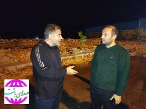 بازدید میدانی دادستان و شهردار از نقاط مختلف شهر باشت