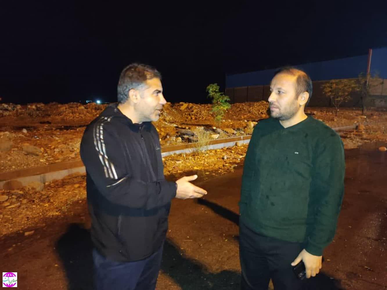بازدید میدانی دادستان و شهردار از نقاط مختلف شهر باشت