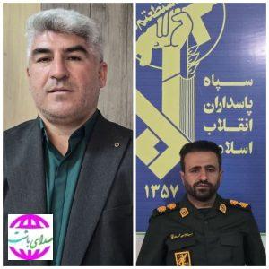 پیام تبریک  عضو شورای شهر باشت به فرمانده جدید  گردان ۴۸۴ امام جعفر صادق ع این شهرستان