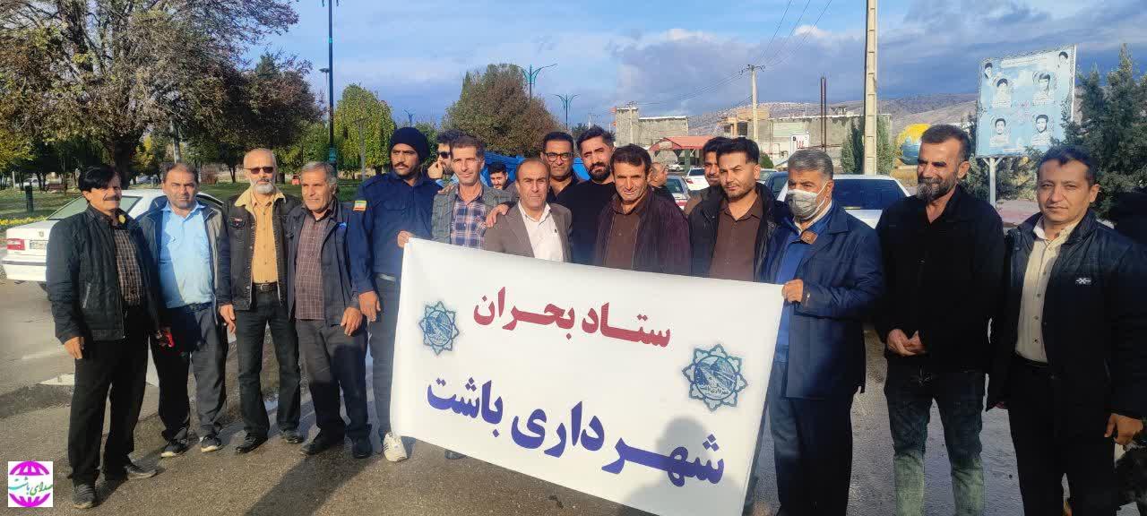 شهردار باشت خبر داد:  مدیریت شهری باشت آماده مقابله با بحران‌های زمستان