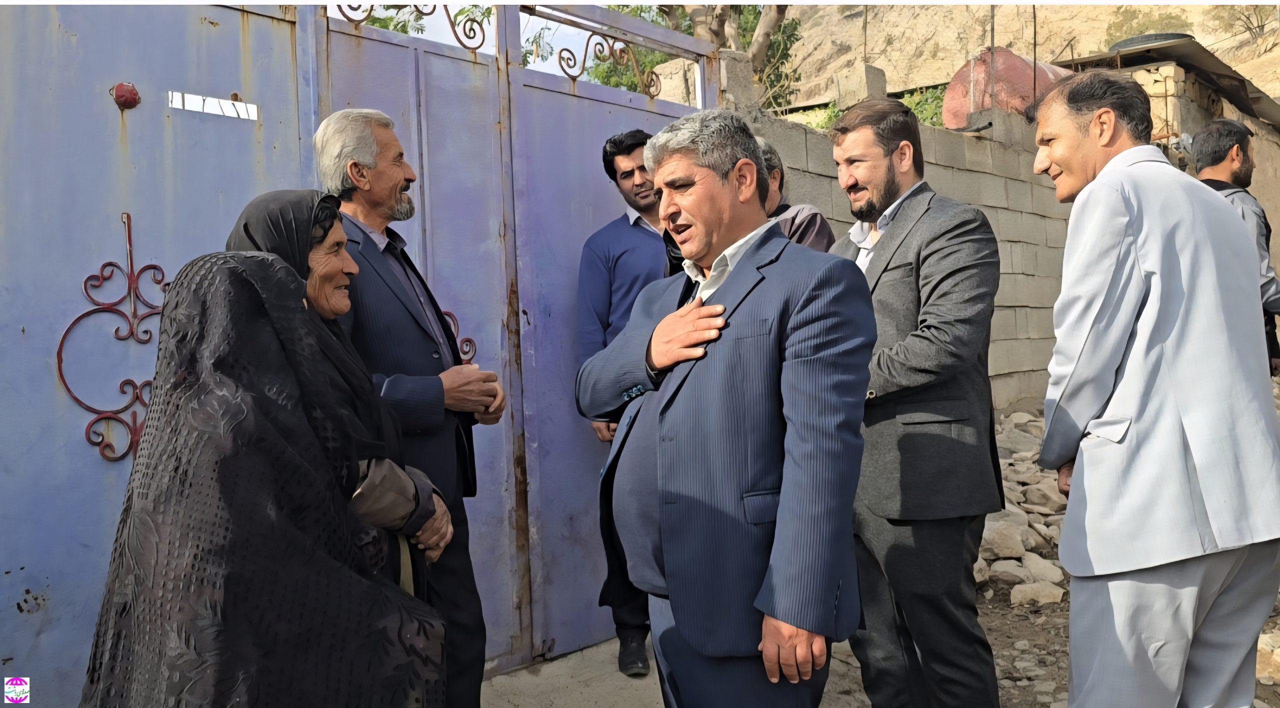 بازدید میدانی فرماندار باشت از روستاهای بخش بوستان