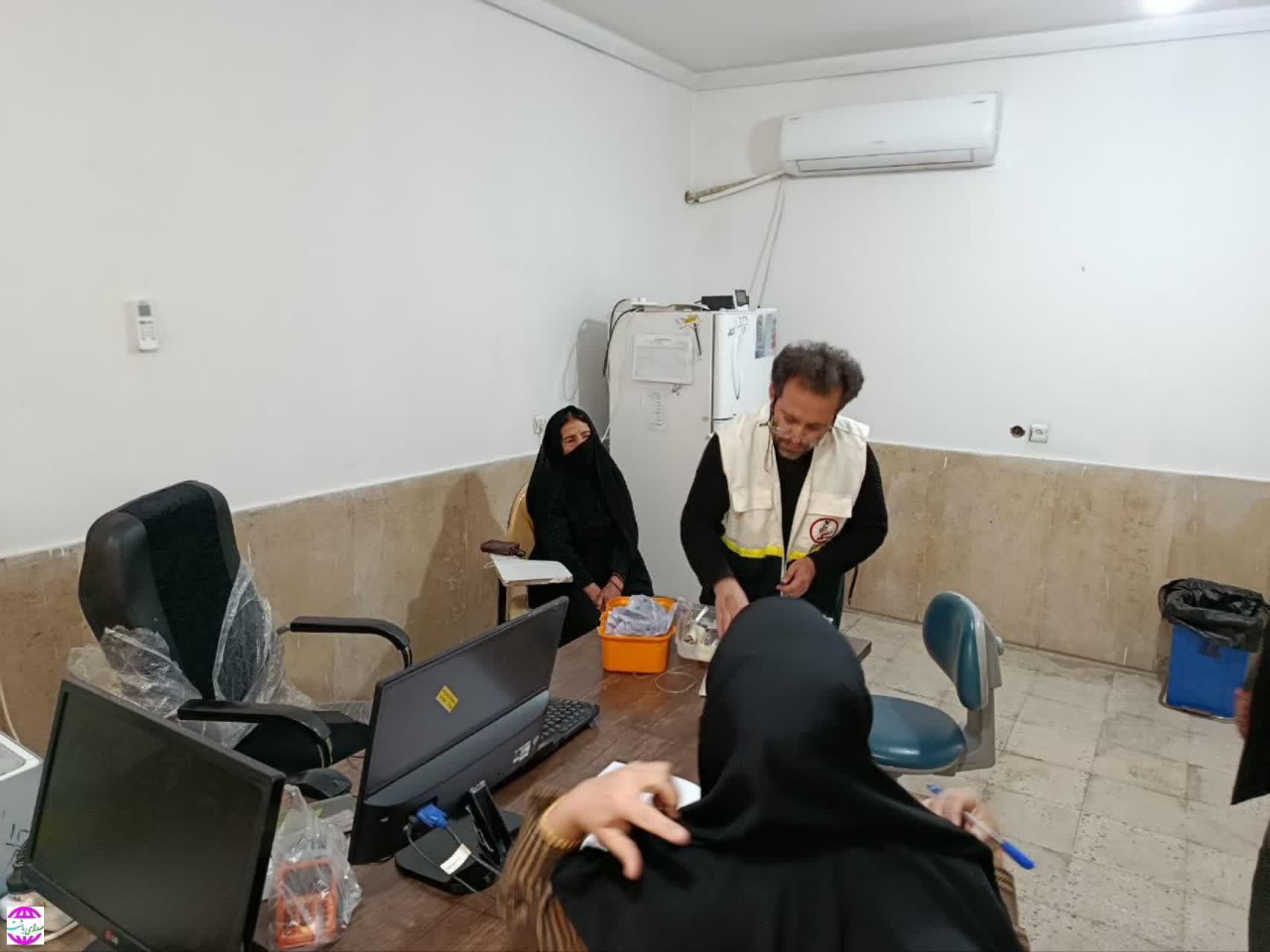 برگزاری اردوی جهادی سلامت در روستای  آبدهگاه  شهرستان  باشت به مناسبت دهه فجر