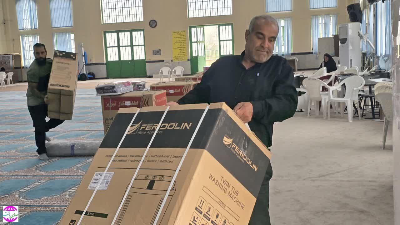 اهدای ۸ سری جهیزیه به زوج‌های نیازمند در شهرستان باشت