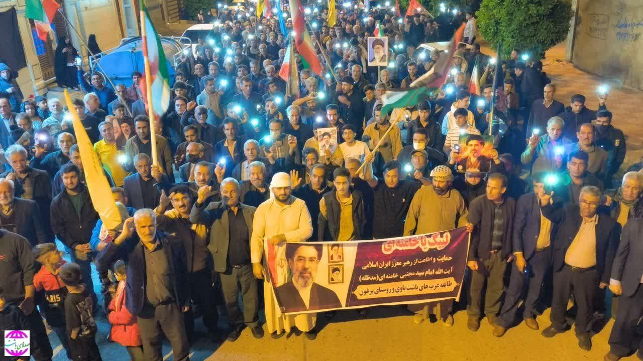 در بیست و نهمین قرار شبانه؛  باشتی ها همچنان در میدان تاریخ‌سازی می‌کنند+ تصاویر