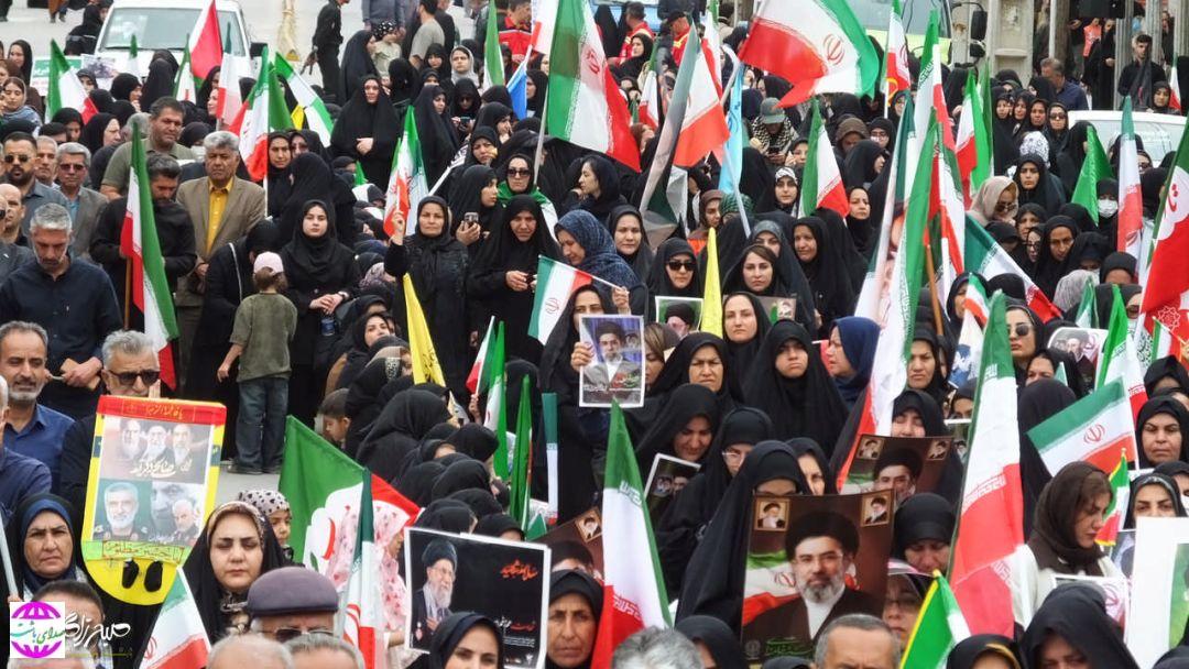 لبیک باشتی ها به پیام رهبر معظم انقلاب در موج چهلم حماسه