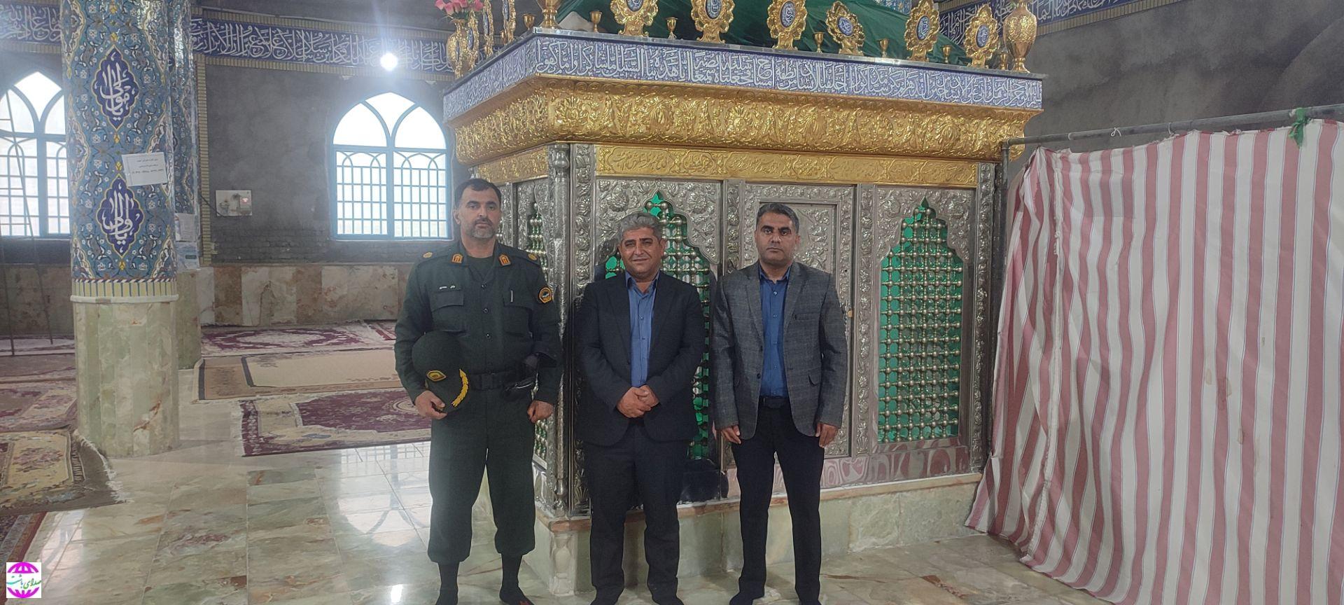 فرماندار باشت در بازدید از بقاع های  شهرستان:آرامش بهاری؛ بیعت با ولایت» فرصتی برای تعمیق بصیرت انقلابی زائران نوروزی