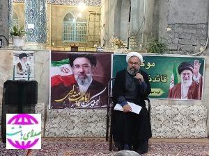 قدردانی  مسؤل دفتر نمایندگی ولی‌فقیه در ناحیه مقاومت بسیج باشت از حضور پرشکوه مردم در اربعین قائد شهید