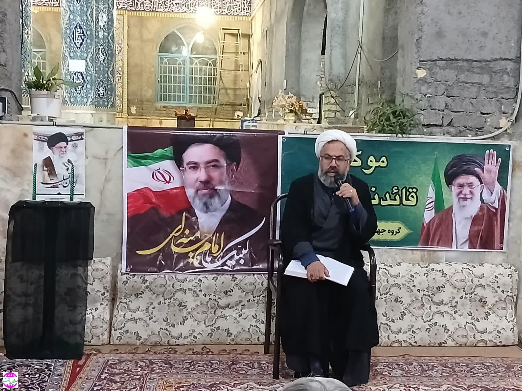 قدردانی  مسؤل دفتر نمایندگی ولی‌فقیه در ناحیه مقاومت بسیج باشت از حضور پرشکوه مردم در اربعین قائد شهید