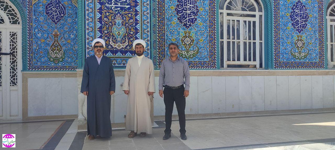 بازدید  رئیس داره  اوقاف باشت از بقاع این شهرستان