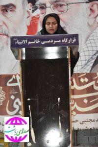 بیانیه  بانوان انقلابی شهرستان باشت برای ادامه مقاومت و انتقام از اسرائیل و آمریکا تا آخرین قطره خون