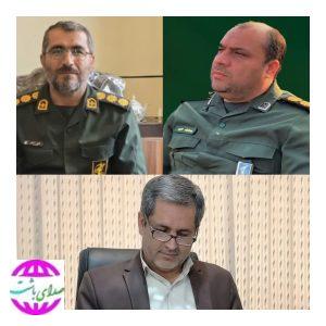 پیام تبریک رئیس اداره  فرهنگ  و  ارشاد  اسلامی  باشت  به فرمانده جدید سپاه  باشت