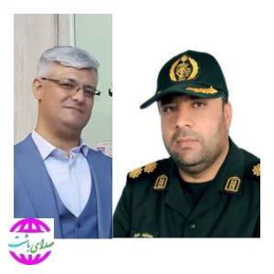 پیام تبریک رئیس سازمان تامین اجتماعی باشت  به فرمانده جدید سپاه  این شهرستان