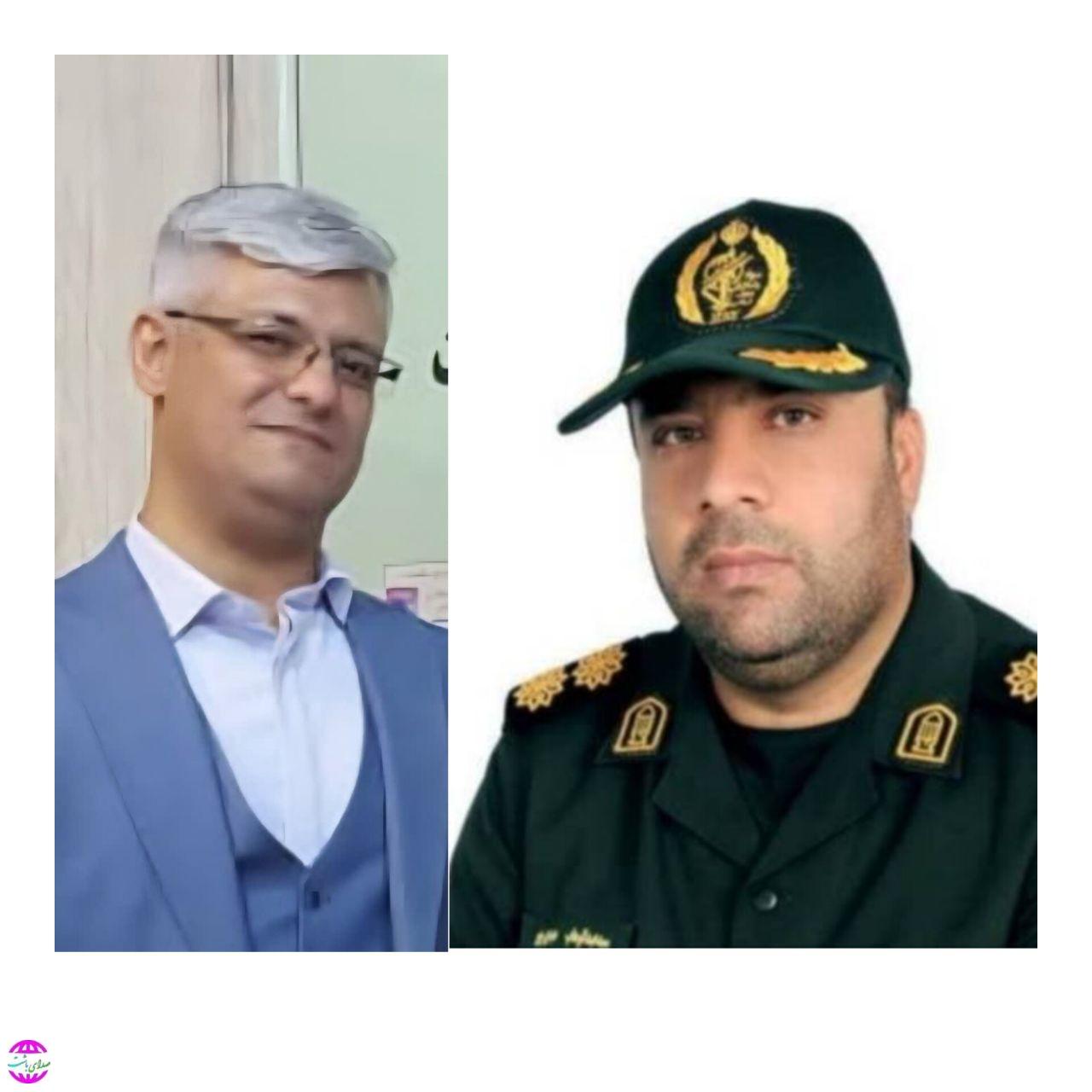 پیام تبریک رئیس سازمان تامین اجتماعی باشت  به فرمانده جدید سپاه  این شهرستان