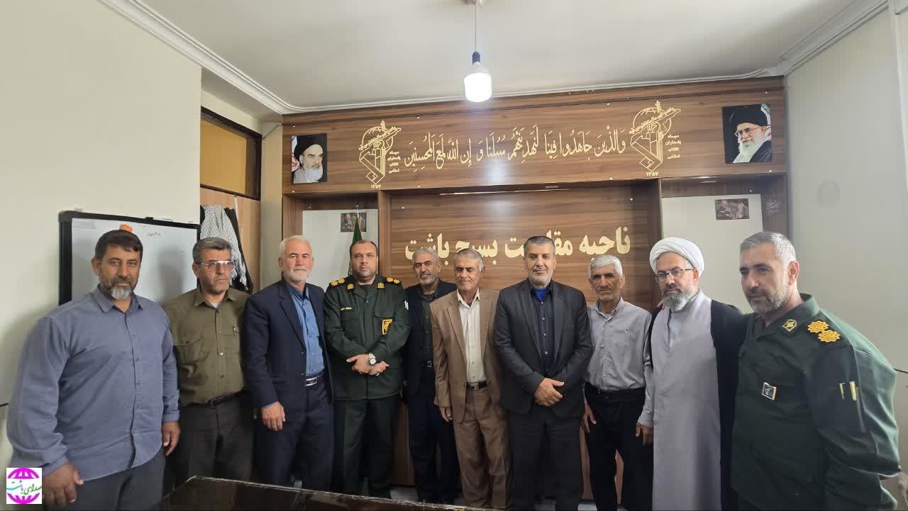 پیشکسوتان جهاد و شهادت با فرمانده جدید سپاه شهرستان باشت دیدار کردند