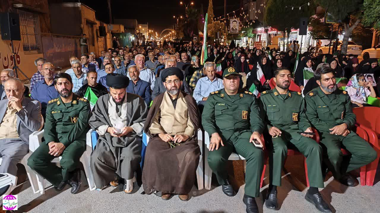 مراسم بزرگداشت سرداران شهید محمد پاکپور و غلام‌رضا سلیمانی در باشت برگزار شد