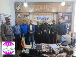 دیدار سرپرست شهرداری بوستان با فرمانده جدید سپاه این شهرستان