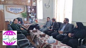 در دیدار مدیر کل کمیته امداد استان  کهگیلویه و بویراحمد با فرمانده جدید سپاه شهرستان باشت