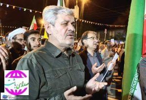 حضور تاج‌گردون رئیس کمیسیون برنامه و بودجه مجلس در اجتماع شبانه یاسوجی‌ها