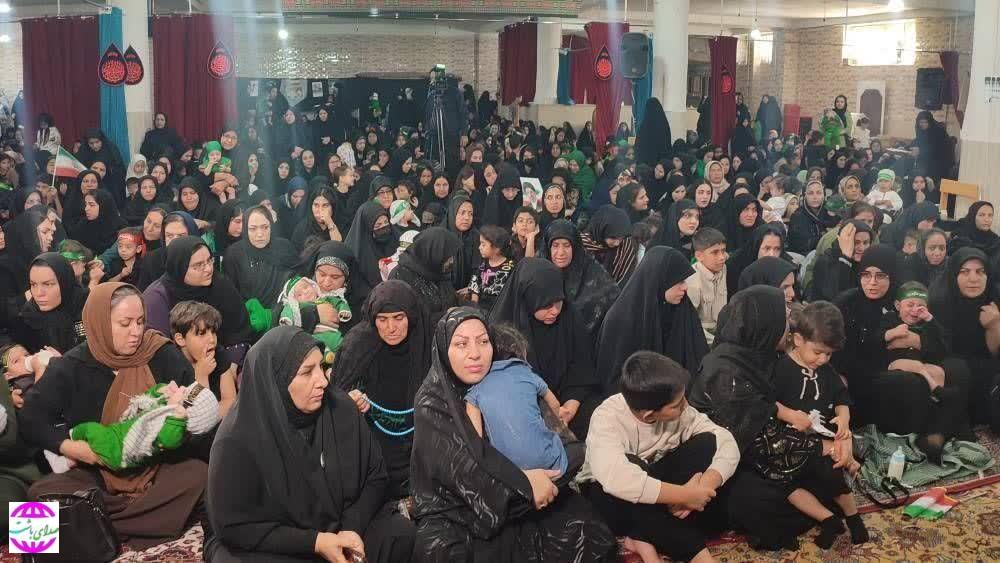 سوگ مادران کهگیلویه و بویراحمدی در همایش شیرخوارگان حسینی