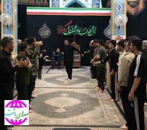 عزاداری محلی باشتی ها در حرم رضوی