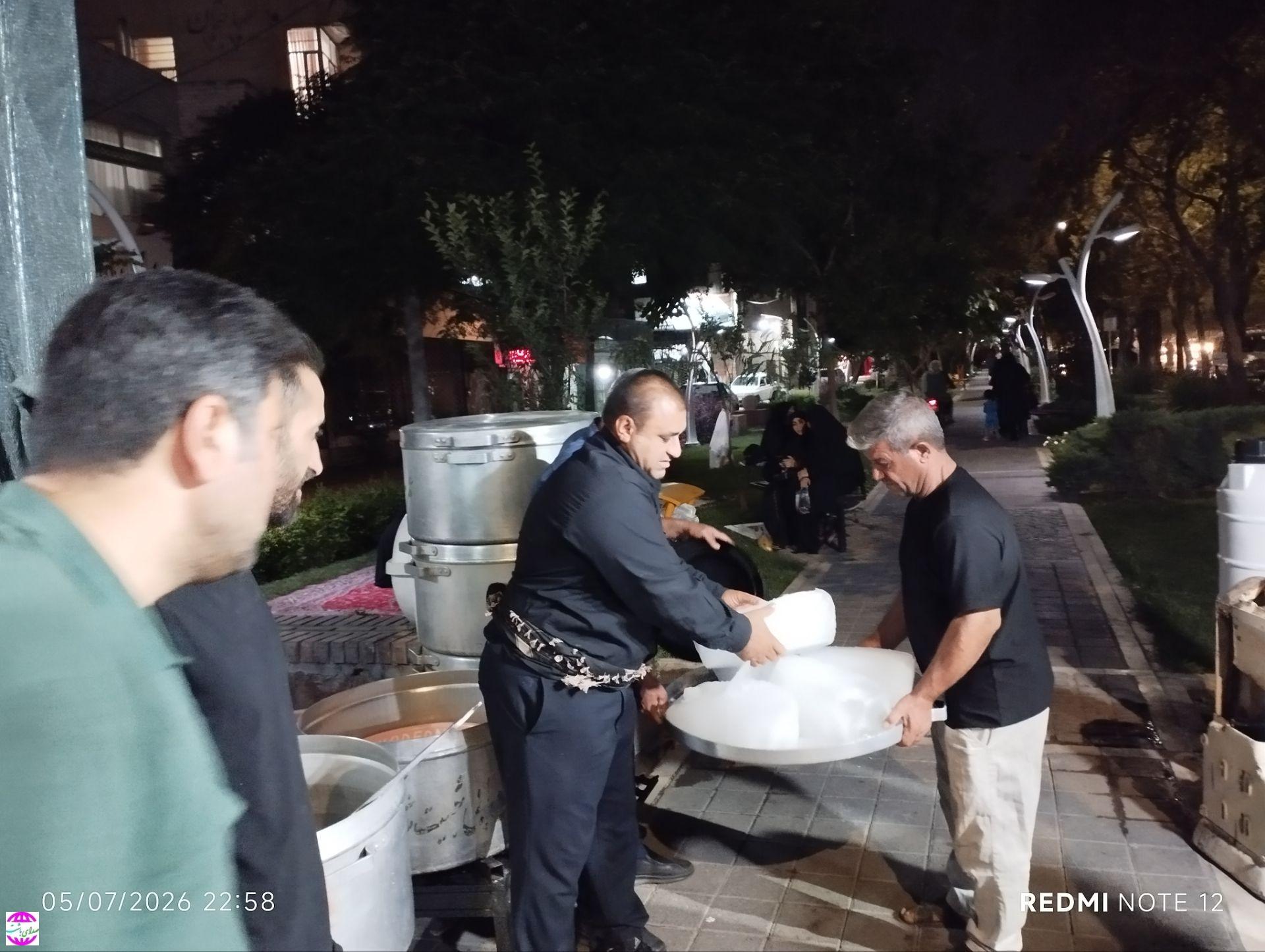 مواکب شهرستان باشت در مشهد راه‌اندازی شدند