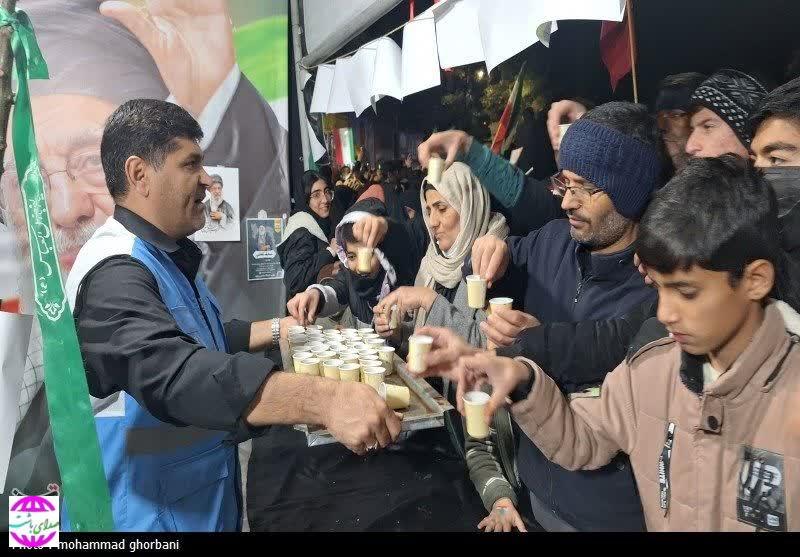 موکب شهدای جنگ رمضان کهگیلویه‌وبویراحمد در قلب تهران برپا شد