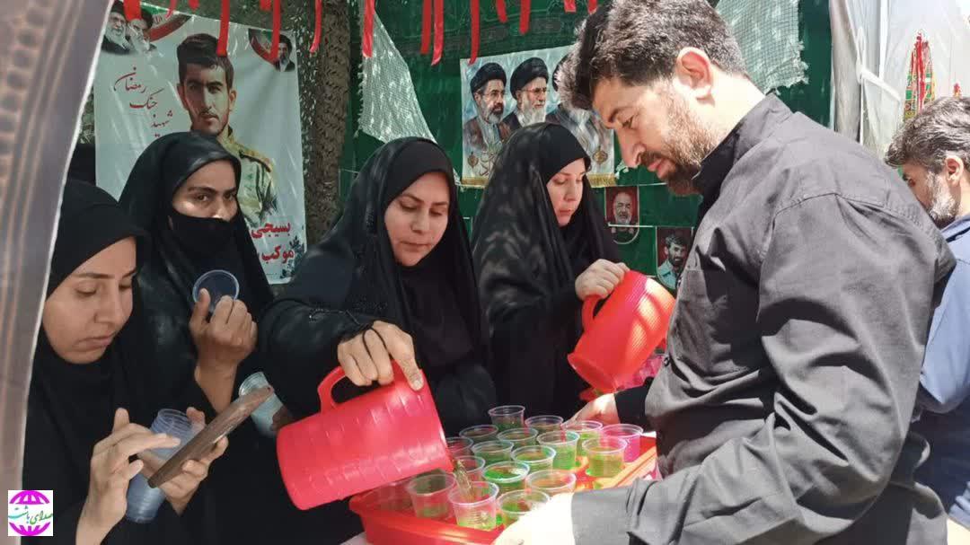 خدمت عاشقانه موکب شهدای چرام در مشهد
