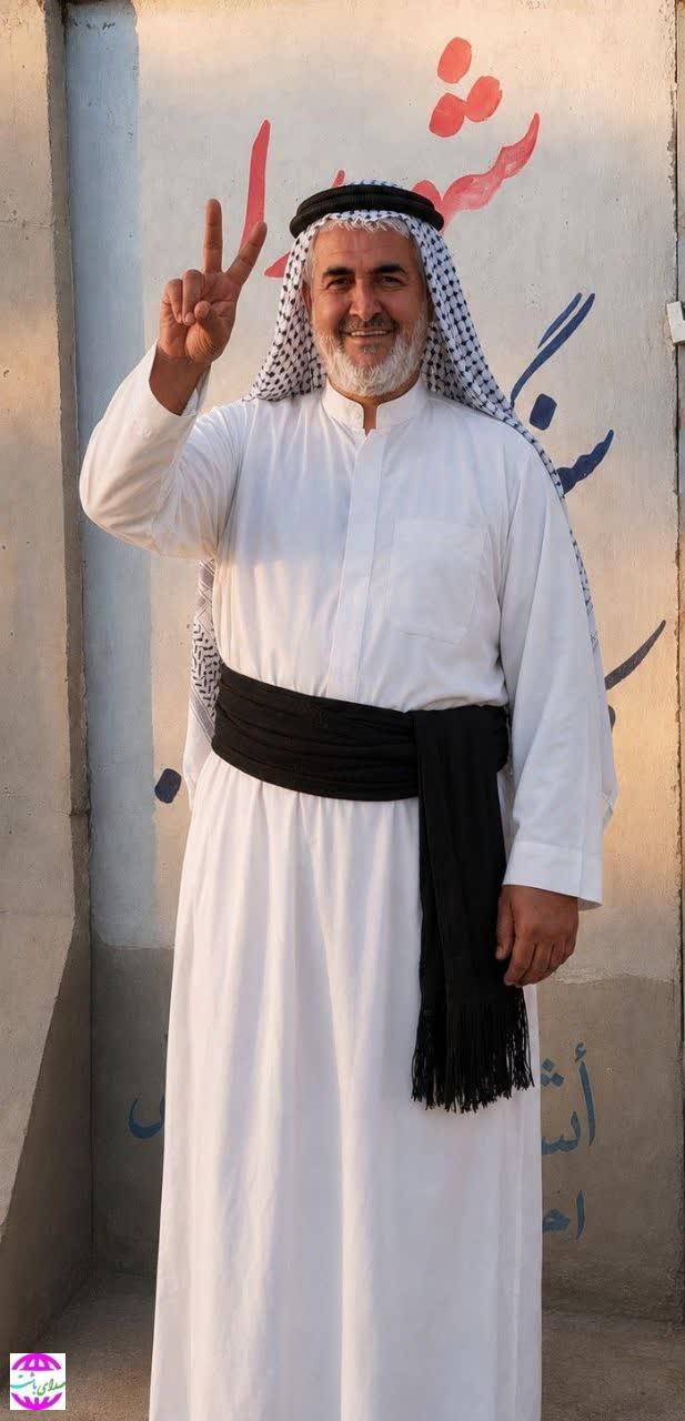 حمید حضرتی نژاد؛ فرهنگی بازنشسته و رزمنده دفاع مقدس که همچنان در سنگر خدمت به میهن حضور دارد.