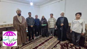‌دیدار حجت‌الاسلام گنجه‌ای با عکاس افتخاری تجمعات شبانه باشت و تقدیر از تلاش‌های ایشان