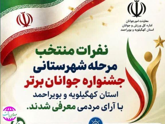 تأکید دکتر یاری بر ارج نهادن به استعدادهای جوان/ معرفی برگزیدگان مرحله شهرستانی جشنواره «جوانان برتر» در کهگیلویه و بویراحمد