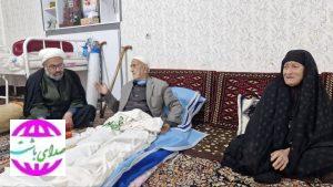 مسئول دفتر نمایندگی ولی فقیه در ناحیه مقاومت بسیج شهرستان باشت با خانواده شهید والامقام ارشادی دیدار کرد