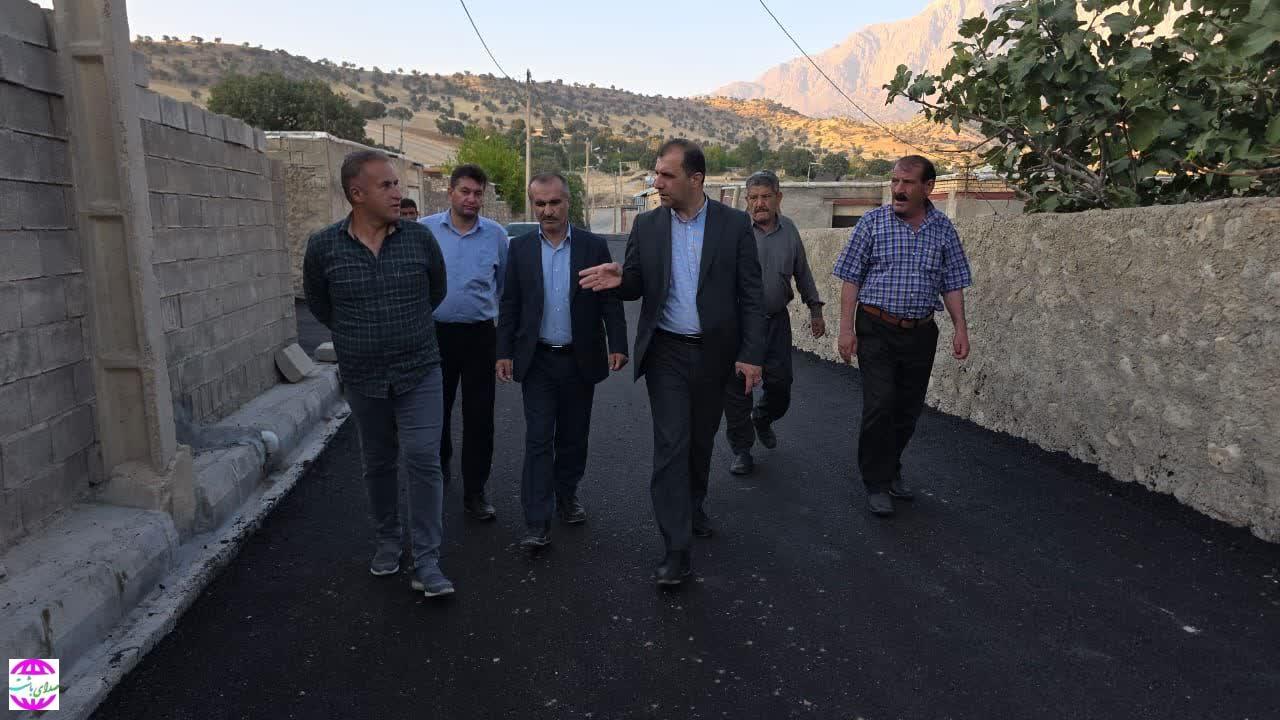 فرماندار دنا: یکی دیگر از روستاهای شهرستان دنا آسفالت شد.