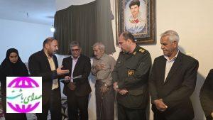 دیدار مسئولان شهرستان باشت با خانواده شهید احمد عوض‌زاده به مناسبت هفته دفاع مقدس