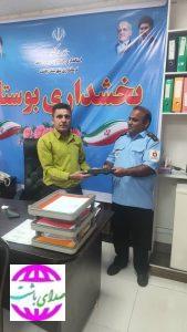 تجلیل بخشدار بوستان از آتش‌نشانی دهیاری بخش بوستان