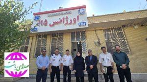 تجلیل فرماندار باشت از پرستاران اورژانس ۱۱۵ شهری و جاده ای به مناسبت میلاد حضرت زینب(س) و روز پرستار