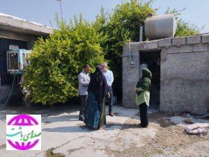 بازدید مشترک کمیته امداد و شرکت بهره‌برداری نفت و گاز گچساران از منازل مددجویان در روستاهای مجاور تأسیسات نفتی